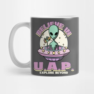 Believe In UAP / UFO Aliens Mug